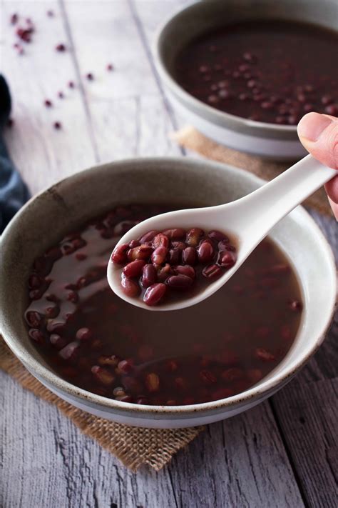 red bean soup hong dou tang.